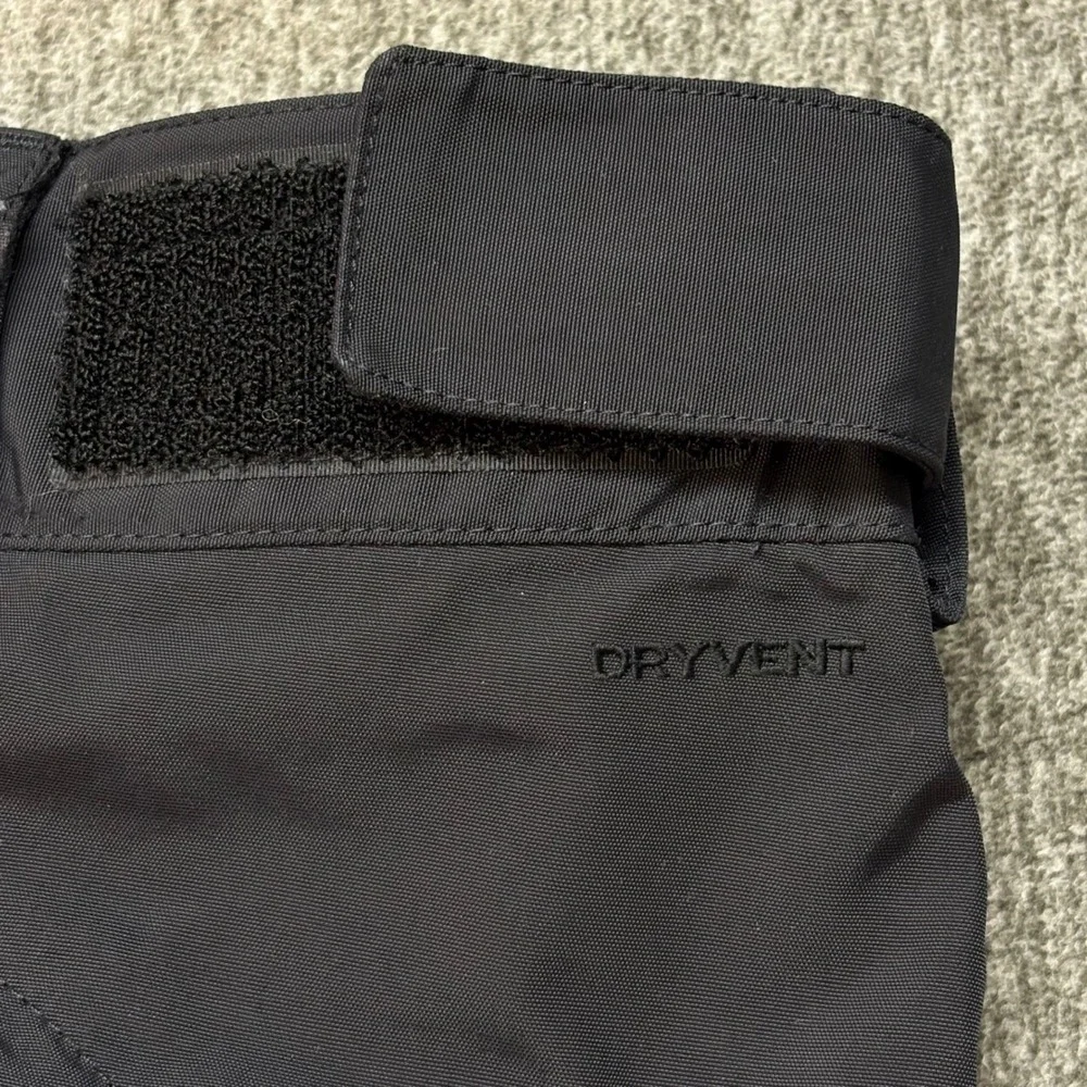 The North Face DryVent Mens Snow Pants Black Ski Snowboard‎ Cargo Size S Regular